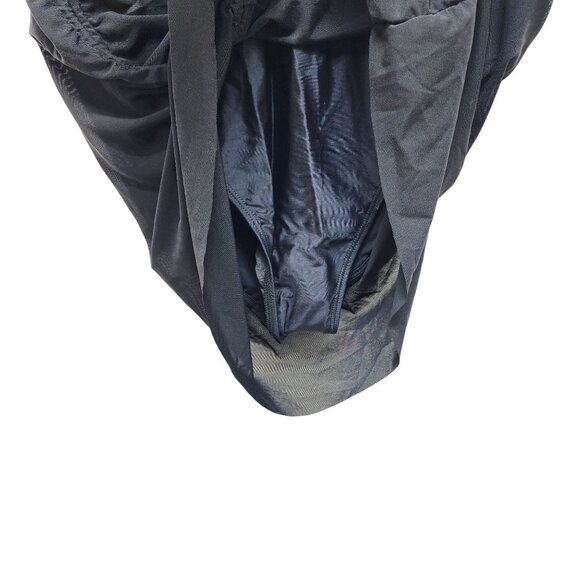 Leopard Print V-Neck Swim Dress With Ruched Sides & Built-In Bottoms Size XXL - Picture 5 of 7